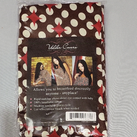Udder Covers Other - Udder Covers Brown Polka Dot Nursing Cover for Kids
